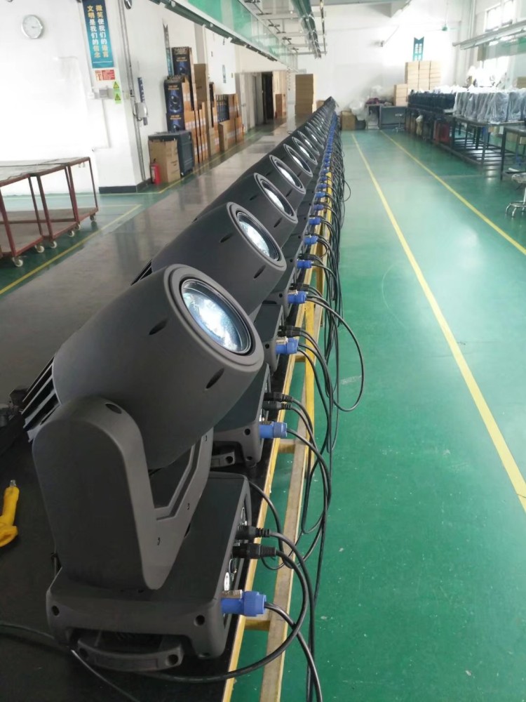 LED Spot 150W Moving Head Lighting DMX512 Beam Lyre Professional DJ Disco Light Party Light Gobo Light Wedding Bar Stage SHEHDS