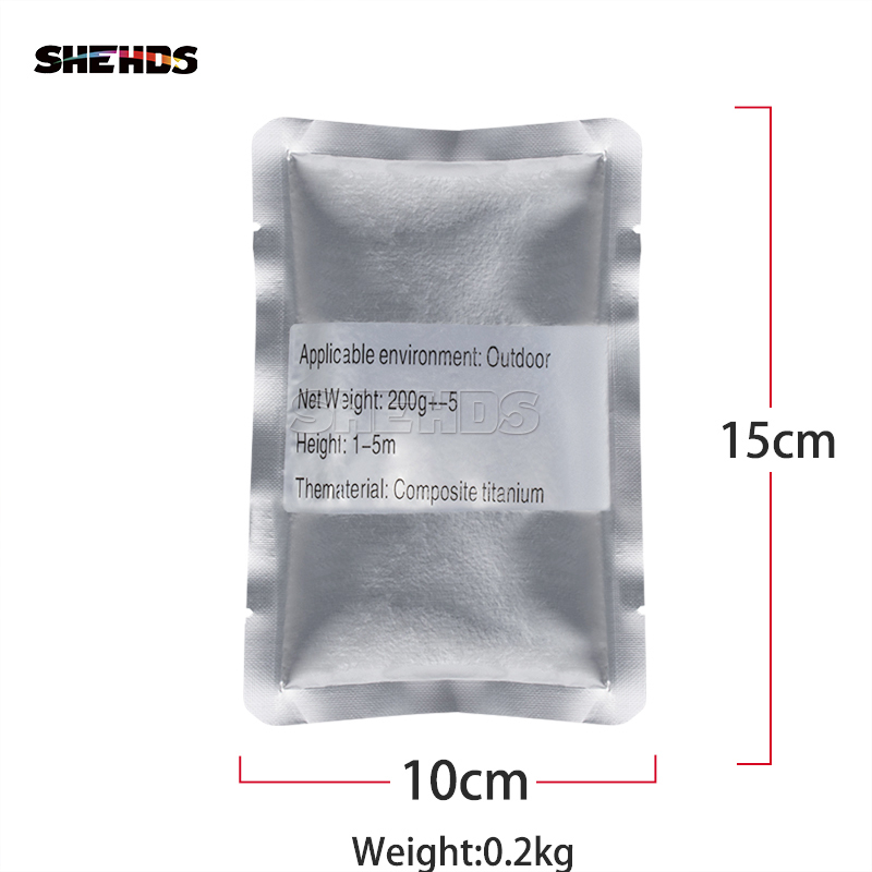 200g/bag Outdoor or Indoor Cold Sparkler Metal Titanium Powder For Cold Flame Stage Firework Machine Powder