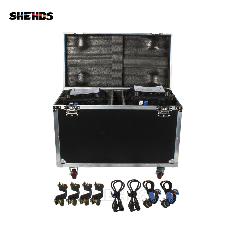 Flight Case "For" 2pcs LED Beam + Wash Big Bee Eye 19x15W RGBW Moving Head Lighting Latest Design (Only Flight Case)