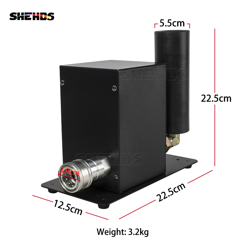 200W CO2 Jet Machine Professional Stage Equipment DMX Controller Smoke 8-10M Gas Jet Air Column Show Concert DJ