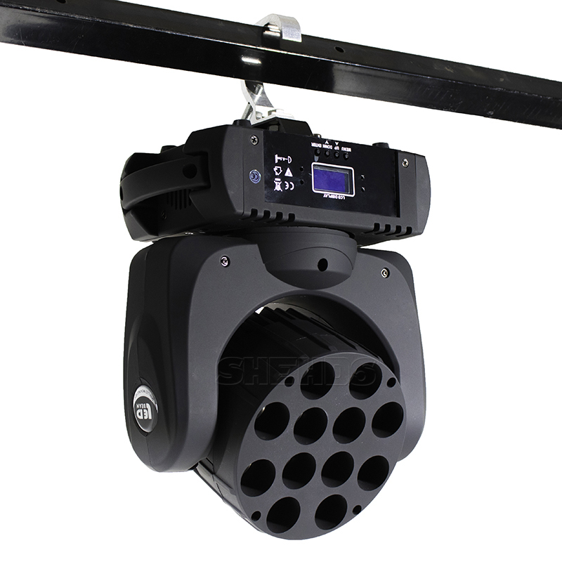 LED Beam 12x12W RGBW Moving Head  Light DMX512 Good for Patry DJ Disco Concert