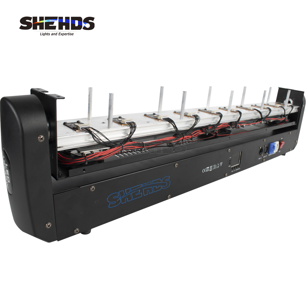 LED 10x40W RGBW 4in1Beam Moving Head Light Wall Wash Light DJ Disco Stage Show Party Bar Dance Floor Effect Lighting Equipment