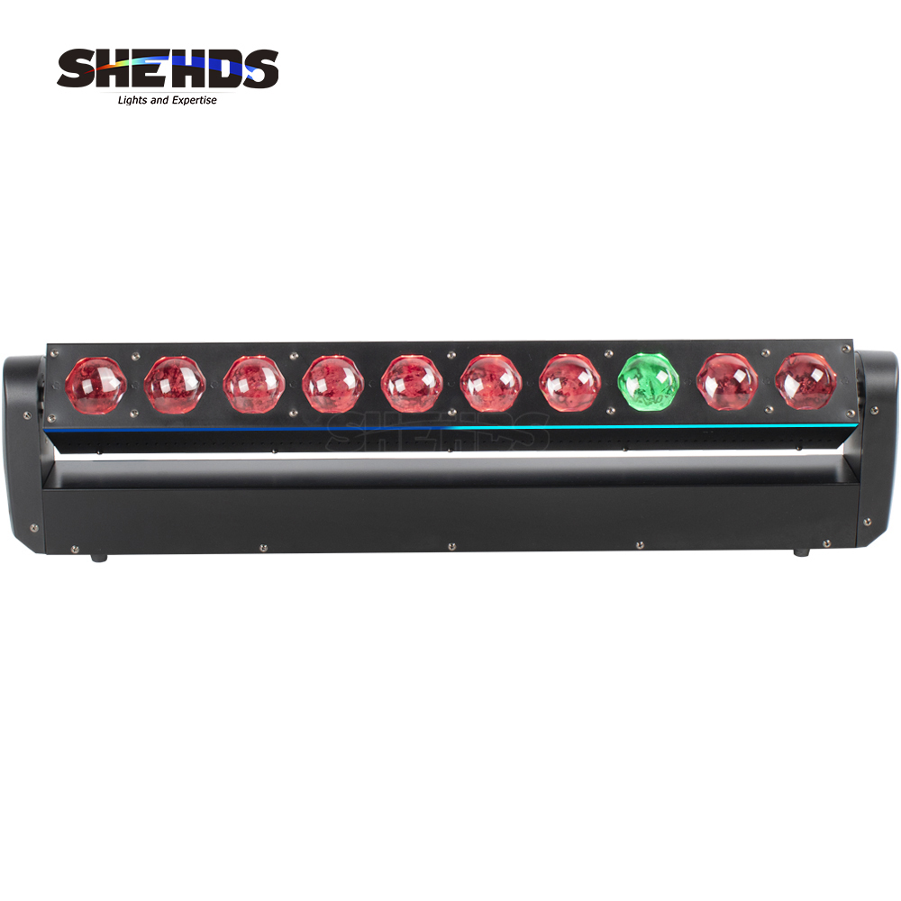 LED 10x40W RGBW 4in1Beam Moving Head Light Wall Wash Light DJ Disco Stage Show Party Bar Dance Floor Effect Lighting Equipment