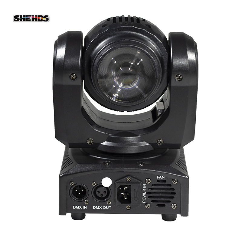 LED Beam Wash Double Sided 4x10W+1x10W RGBW 15/21 Channel DMX 512 Rotating Moving Head Stage Lighting