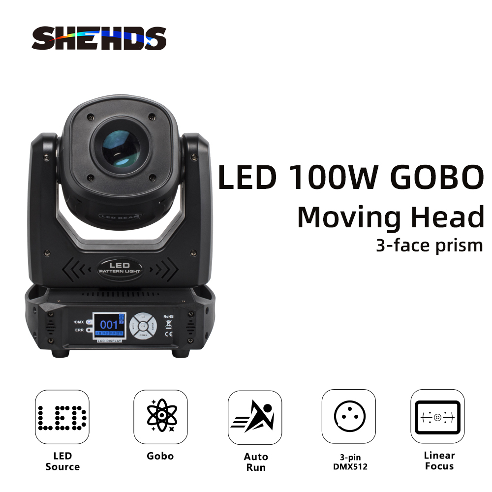 100W Bulb LED Spot light Spotlight DJ Disco Stage Moving Head Lights