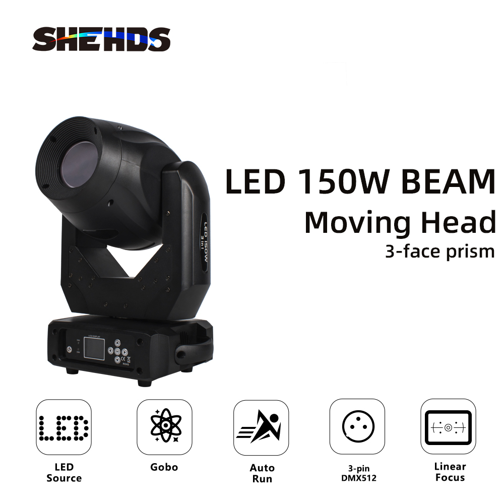 (Hybrid) LED Beam& Spot& Zoom 150W 3IN1 Moving head Lighting Stage Performance Dj Equipment Spotlight DJ Disco Stage Moving Head Lights