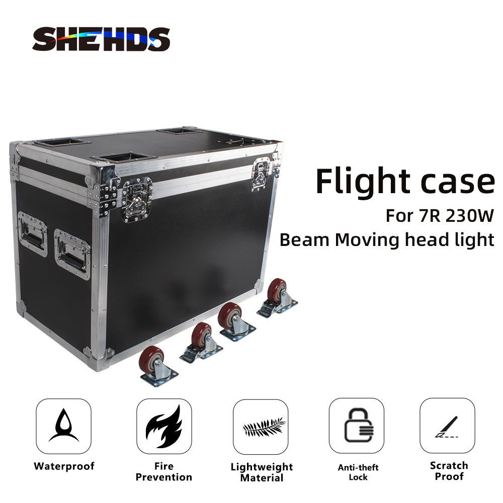 Flight Case "For" 2pcs Beam 230W 7R Moving Head Lighting（Only Flight Case）