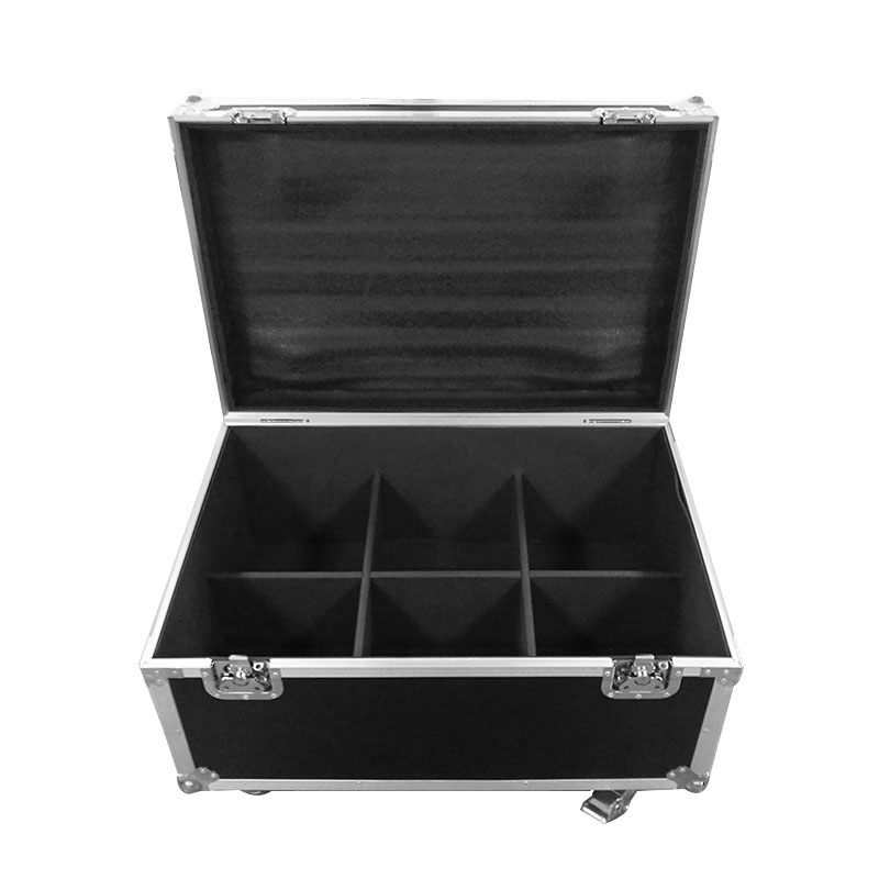 Waterproof flightcase for 4/6/8 pcs Aluminum Alloy LED Big Par18x18W RGBWA+UV 6+1 Profeesional Stage Light