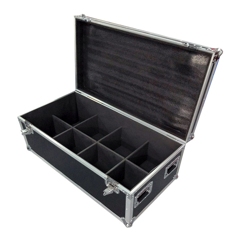 Waterproof flightcase for 4/6/8 pcs Aluminum Alloy LED Big Par18x18W RGBWA+UV 6+1 Profeesional Stage Light