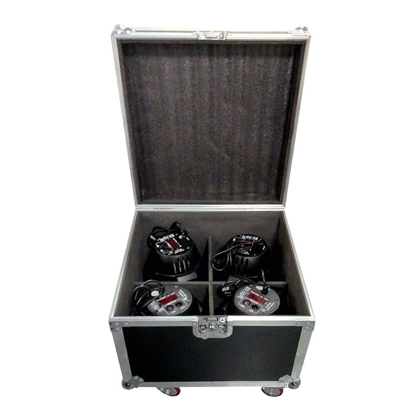 Waterproof flightcase for 4/6/8 pcs Aluminum Alloy LED Big Par18x18W RGBWA+UV 6+1 Profeesional Stage Light