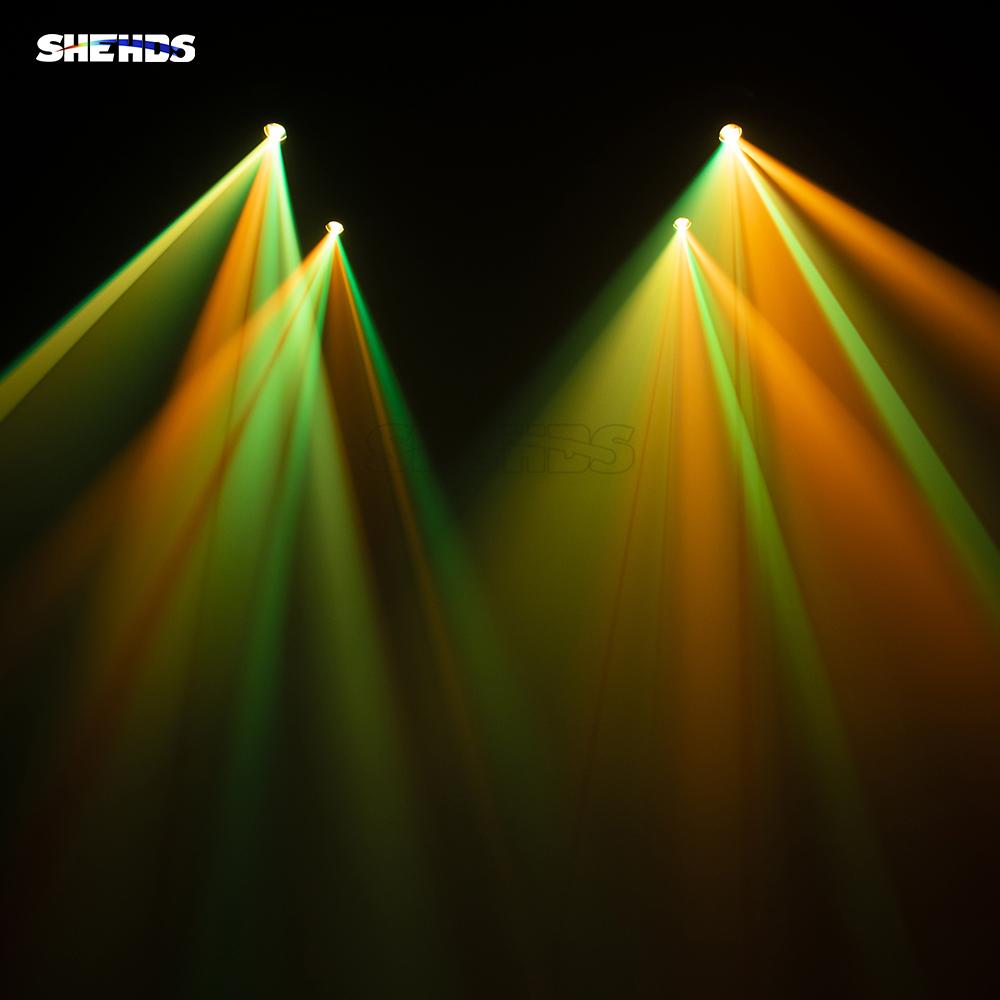 LED 200W Gobo Moving Head Lighting  DJ 6/18 Channels Multiple Color Patterns Disco Party Stage Equipment DJ Disco Stage Moving Head Lights