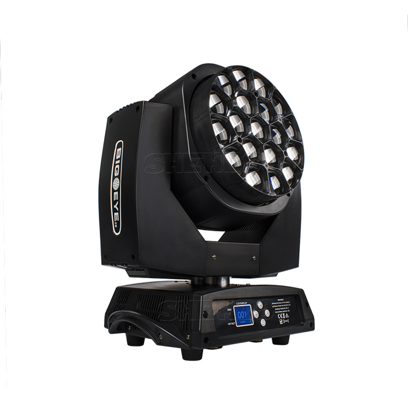 LED Beam/Wash Bee Eye 19x15W RGBW Moving Head DJ Disco Stage Moving Head Lights Stage DJ Lighting