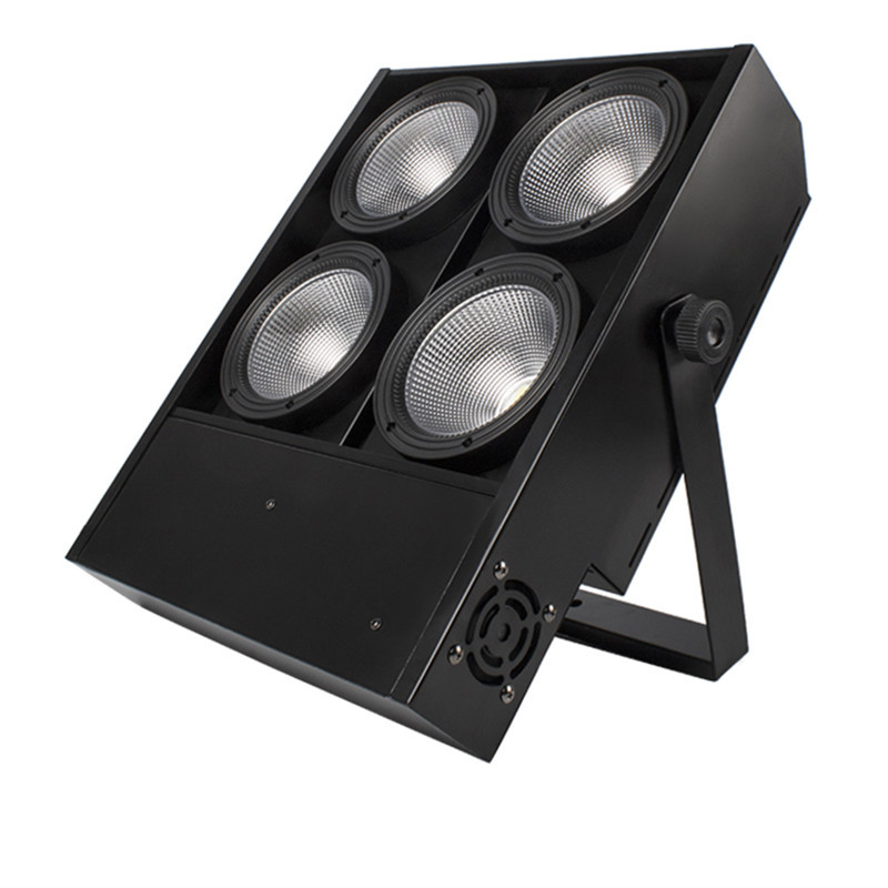 LED Blinder Light 4x100W LED COB Light With 2 Channels 4 Eyes Blinder Stage Effect Lighting For Events Show