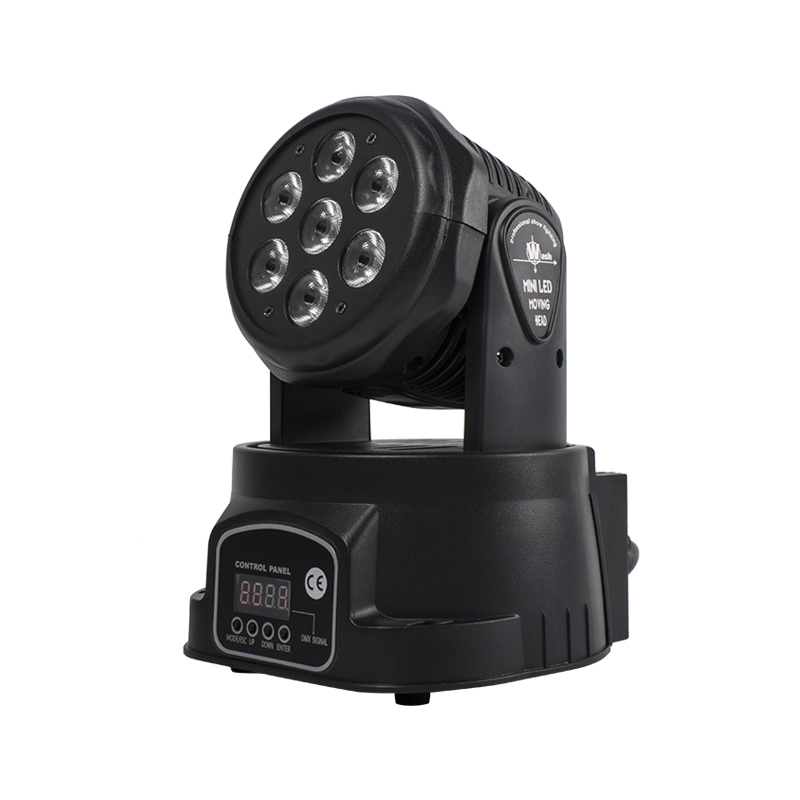 LED Moving Head Wash 7x12w RGBW Lighting DJ Night Club Show DJ Disco Stage Moving Head Lights
