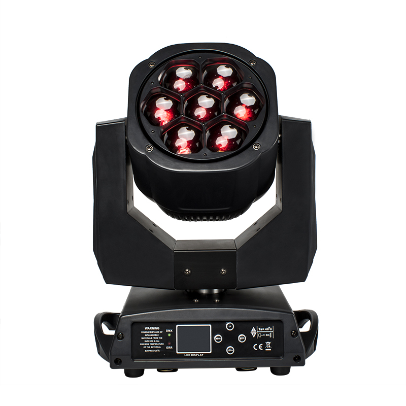 LED Beam Wash Big Bees Eyes 7x15W RGBW  4in1 Moving Head Light Laser Lights DJ Disco Stage Moving Head Lights