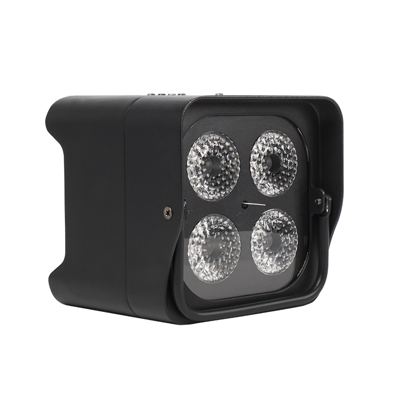 Mini Battery Par Light 4x18W RGBWA UV Wireless Par Light Wifi&IR Remote Control DMX Uplighting