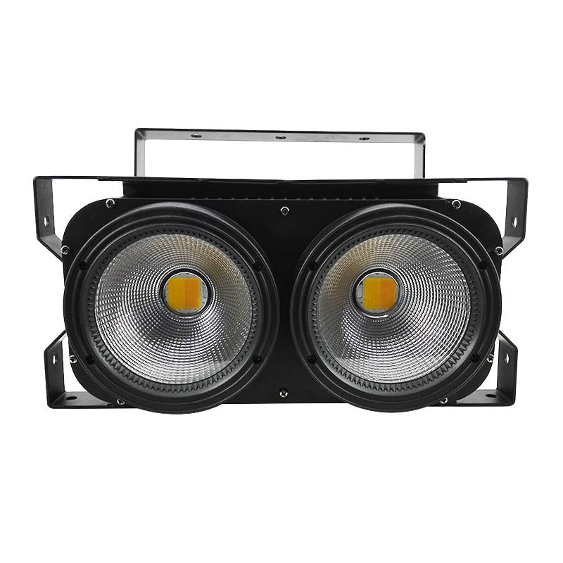 SHEHDS Combination 2Eyes 200W LED COB Blinder Cool White + Warm White Lighting