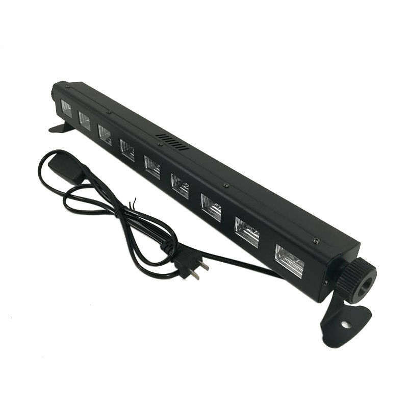 LED Wall Wash 9x3W UltraViolet Lighting Remote Control Led Stage Lamp For Disco DJ Home Party