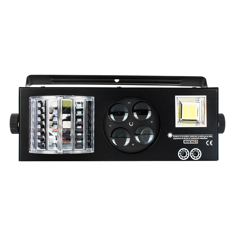 Wireless Remote Control  /  LED Laser Strobe 4in1 DMX512 Stage Effect Lights Good For DJ Disco Birthday Parties Wedding/Christmas Decoration Clubs