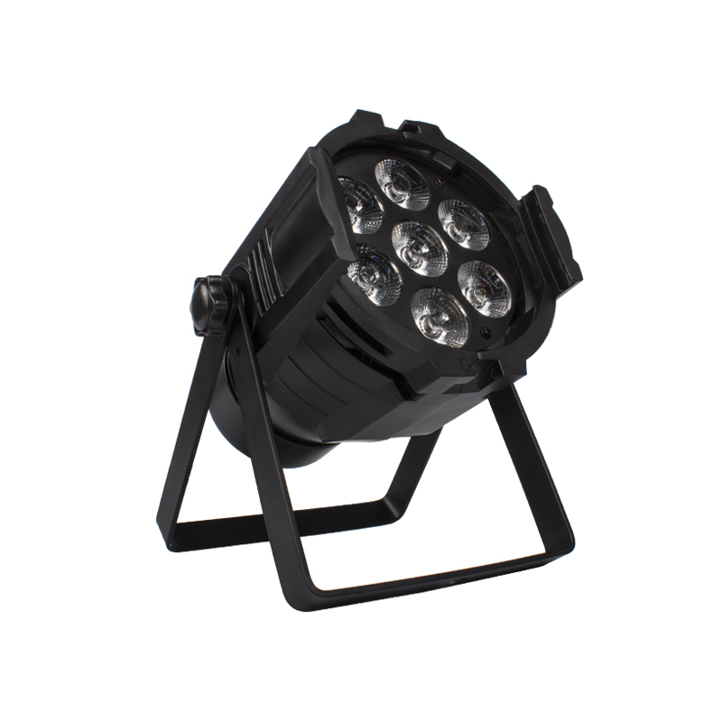 (Mini) LED 7x18W Aluminum Alloy LED Par Light 6in1 RGBWA+UV For DJ ，Stage Lights, Disco, Wedding,Party, DMX512