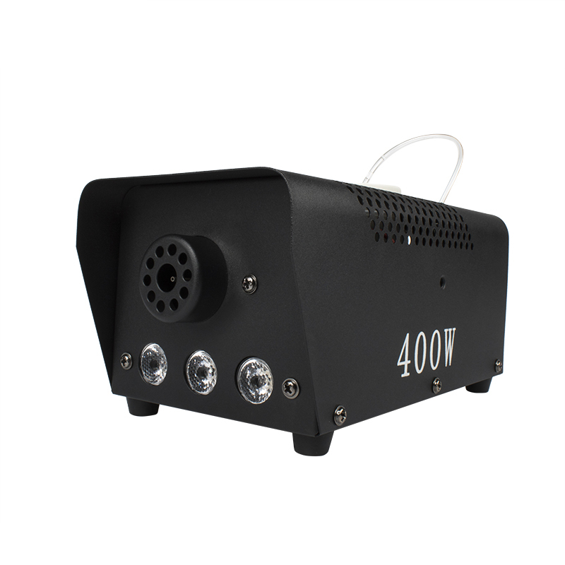 Factory Outlet Mini 400W RGB 3IN1 Fog Machine Remote Control Pump DJ Disco Smoke Machine For Party Wedding Christmas Stage Fogger Machine