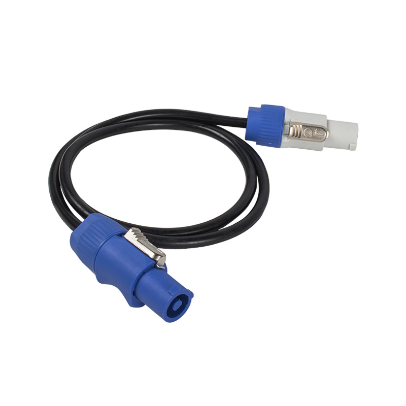 PowerCon Cable Power Connector Hand In Hand For DMX Stage Lighting Dj Equipment