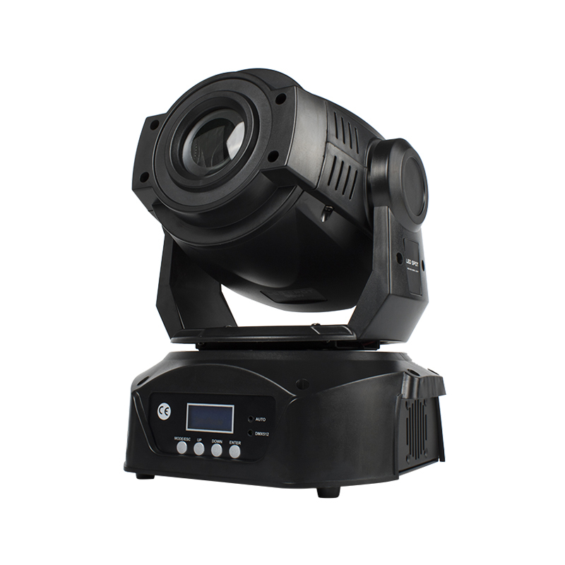 (6-Prism) LED Spot 90W With LCD Display With 6 Face Prism DJ Disco Stage Moving Head Lights