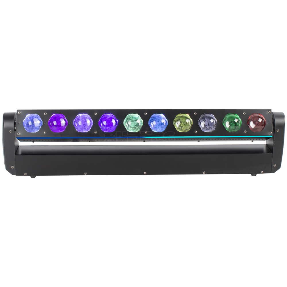 LED 10x40W RGBW 4in1Beam Moving Head Light Wall Wash Light DJ Disco Stage Show Party Bar Dance Floor Effect Lighting Equipment
