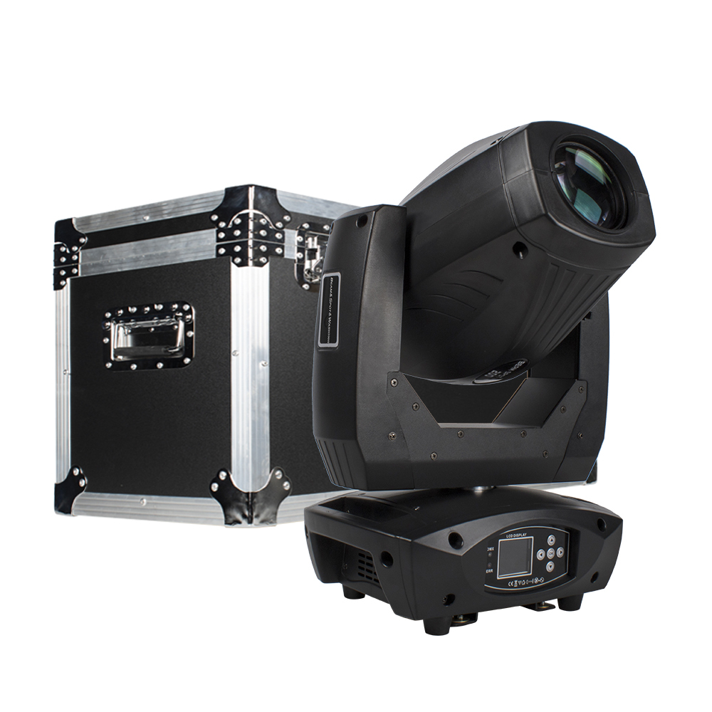 FlightCase With 2pcs Beam&Wash&Spot 200W 3IN1 Lighting DJ Disco Stage Moving Head Lights Stage DJ Lighting