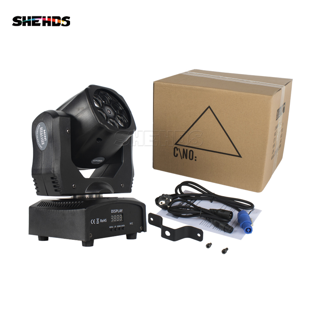 SHEHDS 6X15W Laser+Beam RGBW Moving Head Light DJ Disco Stage Moving Head Lights