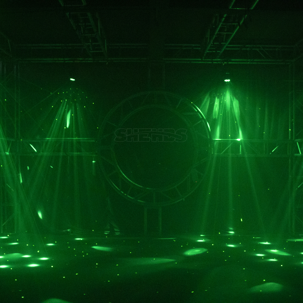 SHEHDS 6X15W Laser+Beam RGBW Moving Head Light DJ Disco Stage Moving Head Lights