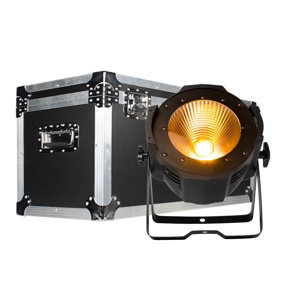 Flightcase "WITH"  COB Par LED 200W 6in1 4/6/8Pcs