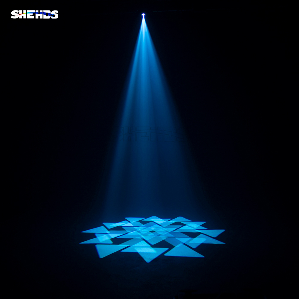 6 Prism LED Spotlight 100W  Gobo Light  With LCD Display Stage Effect Lighting DJ Disco Stage Moving Head Lights Stage DJ Lighting