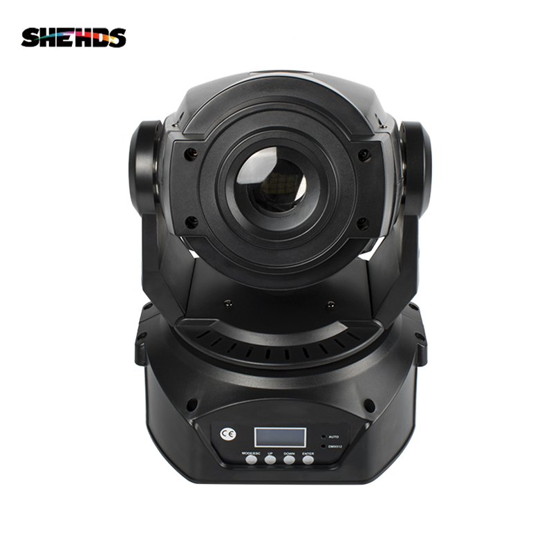 (6-Prism) LED Spot 90W With LCD Display With 6 Face Prism DJ Disco Stage Moving Head Lights