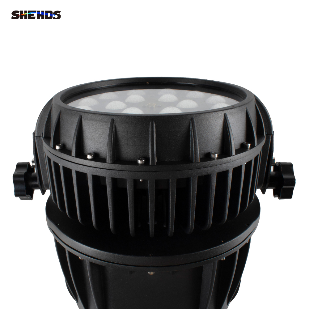 IP65 Waterproof LED Zoom Par Light 18x18W 6in1 RGBWA+UV Outdoor DJ Stage Lights DJ Stage Lighting