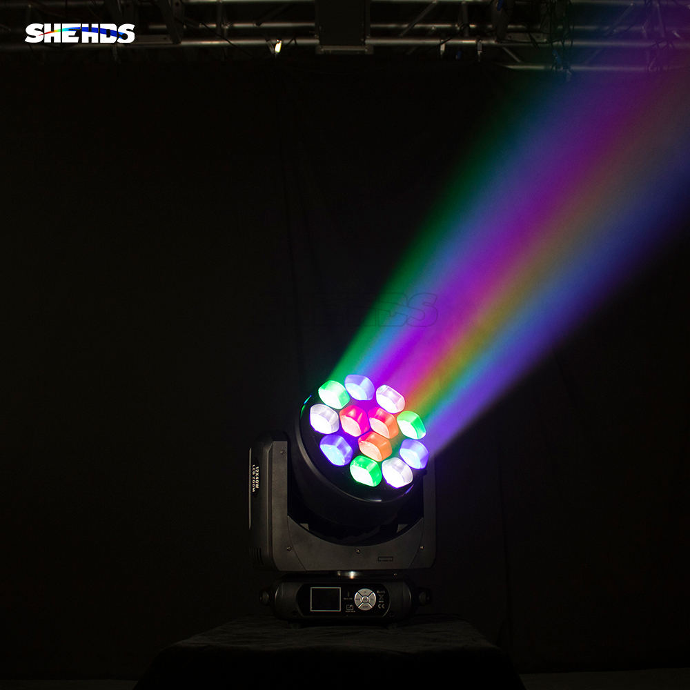 JMS WEBB LED Beam/Wash Bee Eye 12x40w RGBW Moving Head DJ Disco Stage Moving Head Lights Stage DJ Lighting SHEHDS