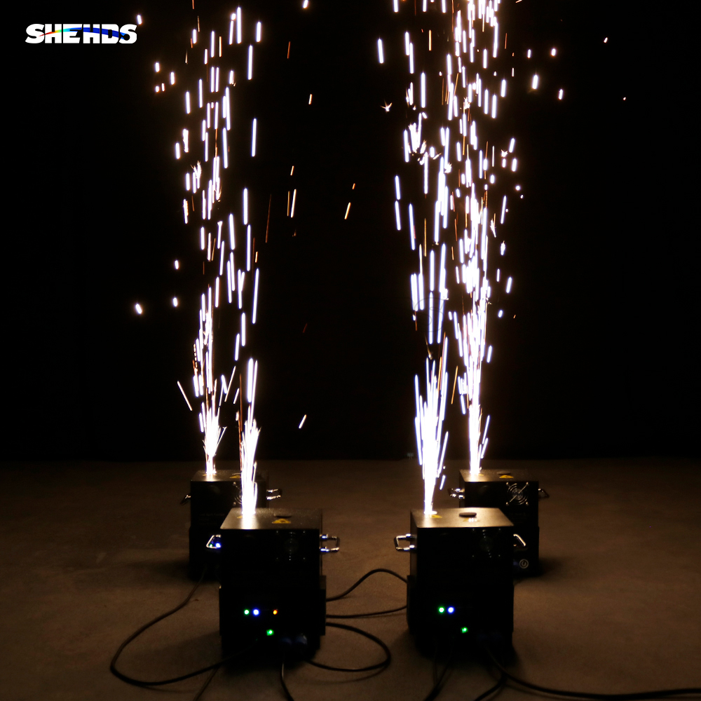 SHEHDS  New 650W Wireless Firework Spark Machine Out/Indoor Wedding Party Stage Combined sales (spark powder could be purchased)