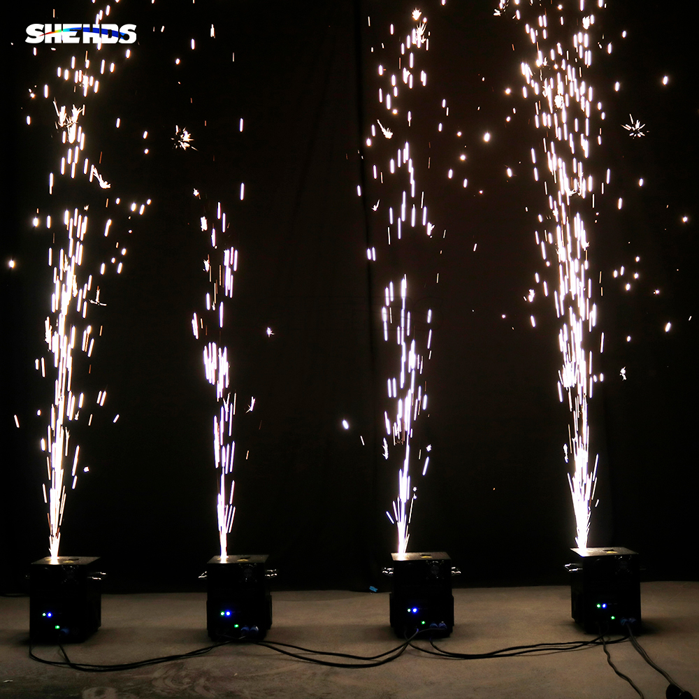 SHEHDS  New 650W Wireless Firework Spark Machine Out/Indoor Wedding Party Stage Combined sales (spark powder could be purchased)