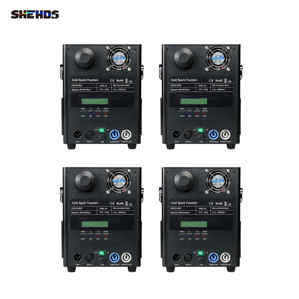 SHEHDS  New 650W Wireless Firework Spark Machine Out/Indoor Wedding Party Stage Combined sales (spark powder could be purchased)