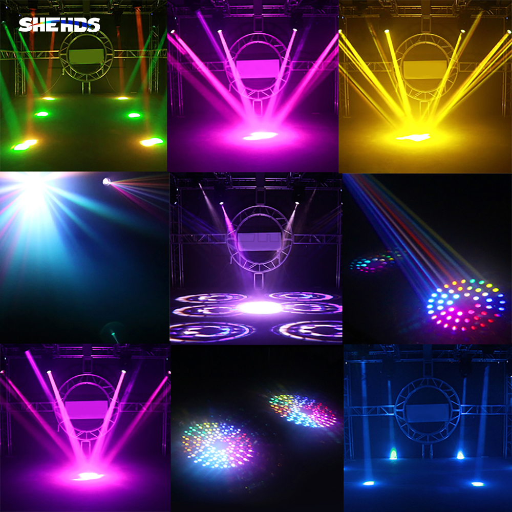 SHEHDS Beam 230W 7R（Button Version ）for DJ Performance Stage Wedding Nightclub