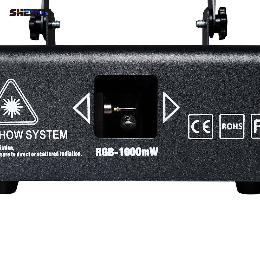 New Arrival 1W RGB Scan Laser Double Pattern Superimposed For Performance Stage DJ Nightclub Wedding
