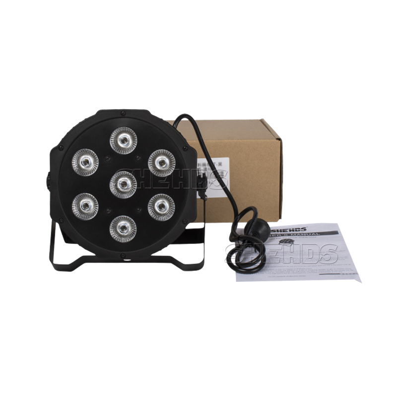 SHEHDS LED Par Light 7x12w RGBW Stage Lighting