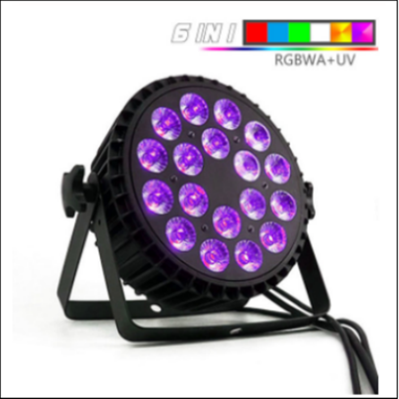 Bundle Sales 2 Pcs Wash Light 19x15w + 4 Pcs Slim Par 18x18w Stage lighting DJ Nightclub