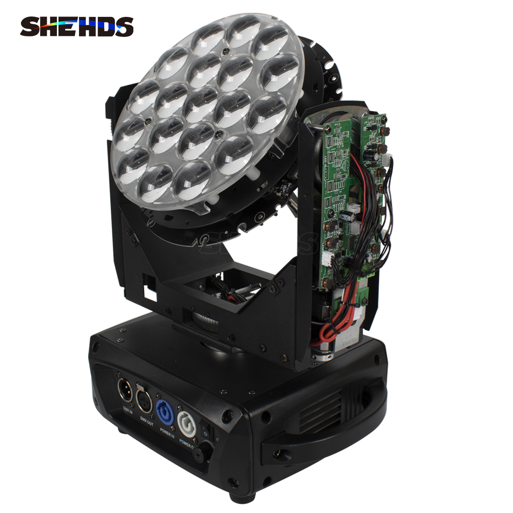 Bundle Sales 2 Pcs Wash Light 19x15w + 4 Pcs Slim Par 18x18w Stage lighting DJ Nightclub