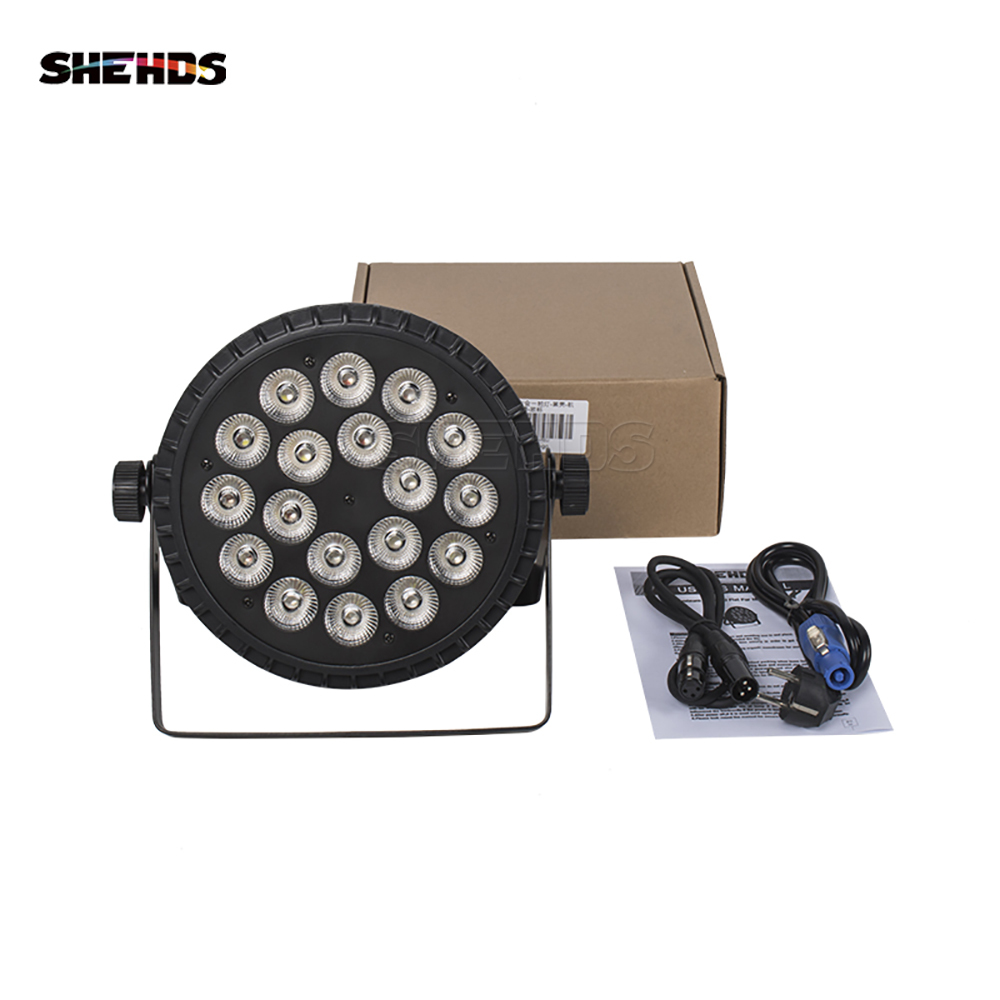 Bundle Sales 2 Pcs Wash Light 19x15w + 4 Pcs Slim Par 18x18w Stage lighting DJ Nightclub
