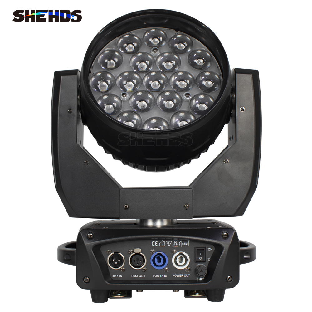 Bundle Sales 2 Pcs Wash Light 19x15w + 4 Pcs Slim Par 18x18w Stage lighting DJ Nightclub