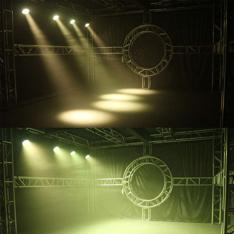 Bundle Sales 2 Pcs Wash Light 19x15w + 4 Pcs Slim Par 18x18w Stage lighting DJ Nightclub