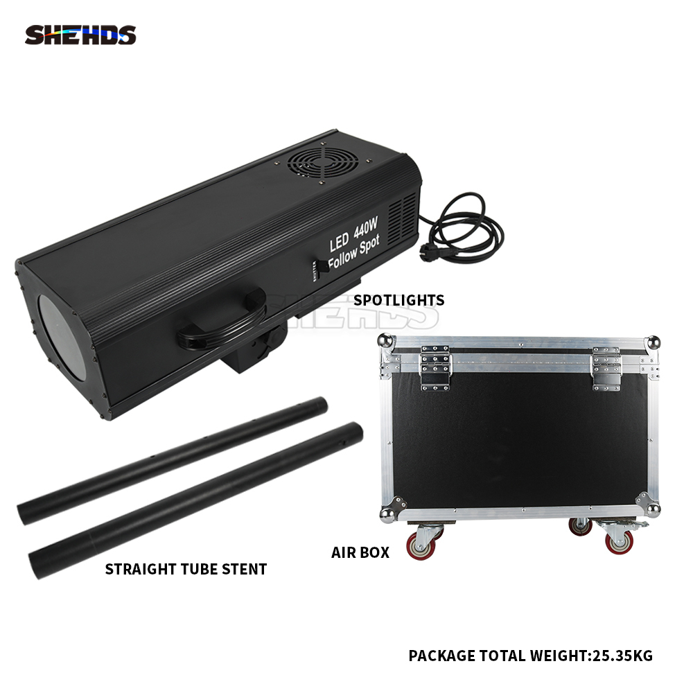 New Arrival 440W LED Follow Spotlight Tracker Performance Focused/Zoom Light.