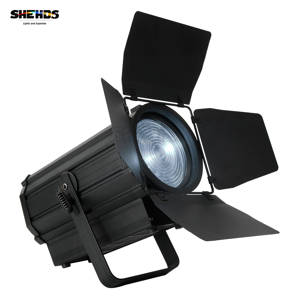 New Arrival Spotlight 250W  RGBW With Barndoor Pulse Strobe For DJ Club Wedding KTV Theater