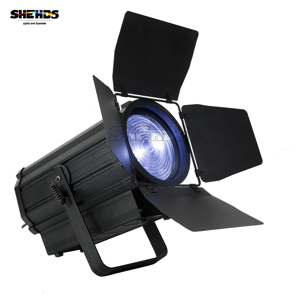 New Arrival Spotlight 250W  RGBW With Barndoor Pulse Strobe For DJ Club Wedding KTV Theater